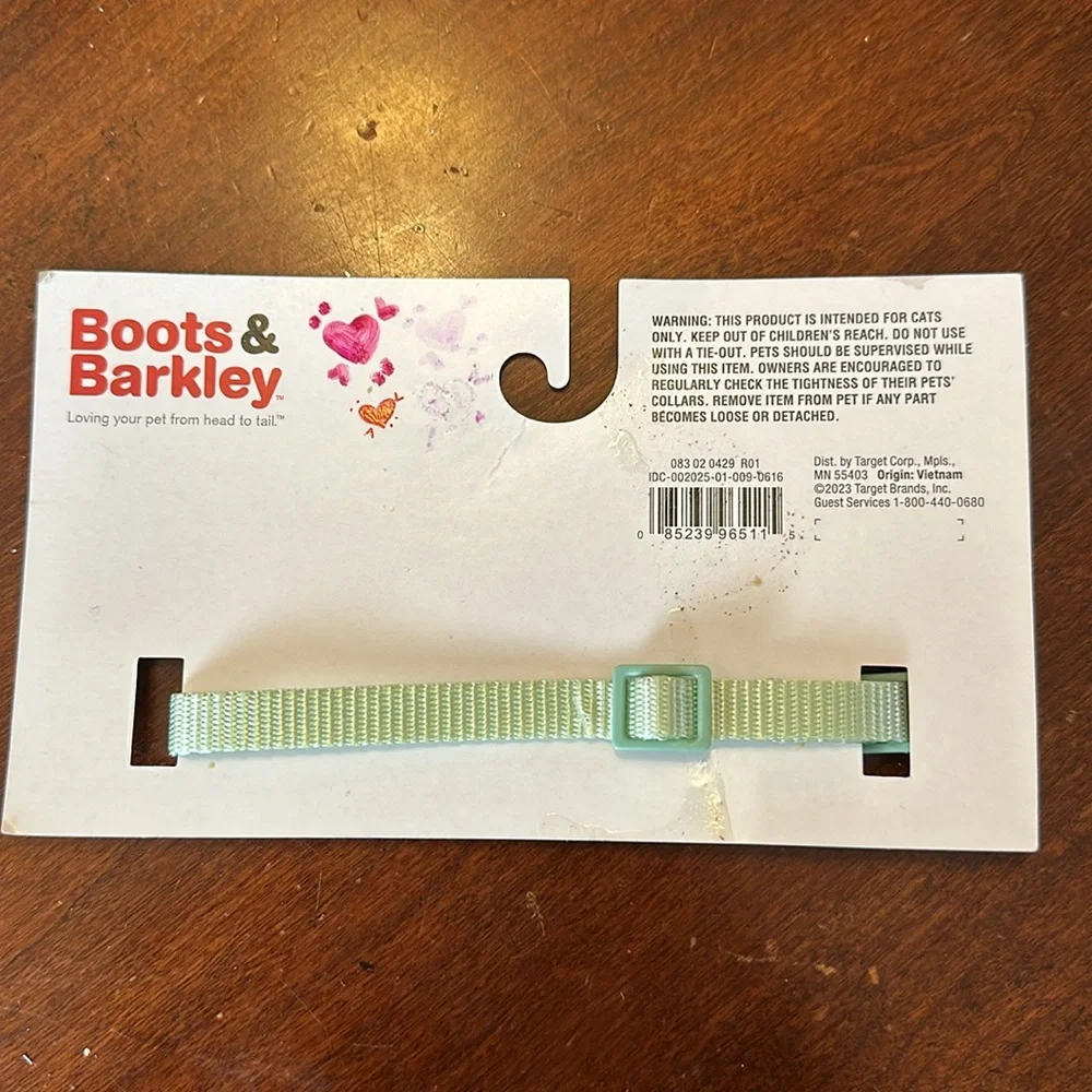 Cat Collar - Blue - Boots & Barkley™ blue